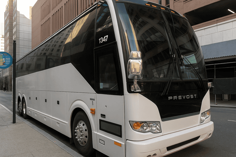 a Tyler Coach Bus Service coach bus
