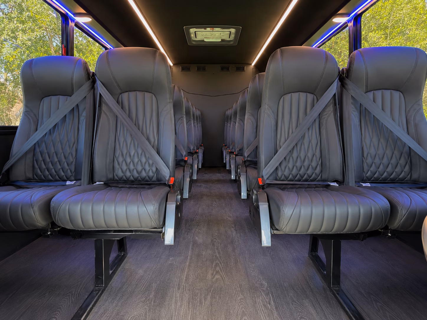 tyler 20 passenger minibus inside