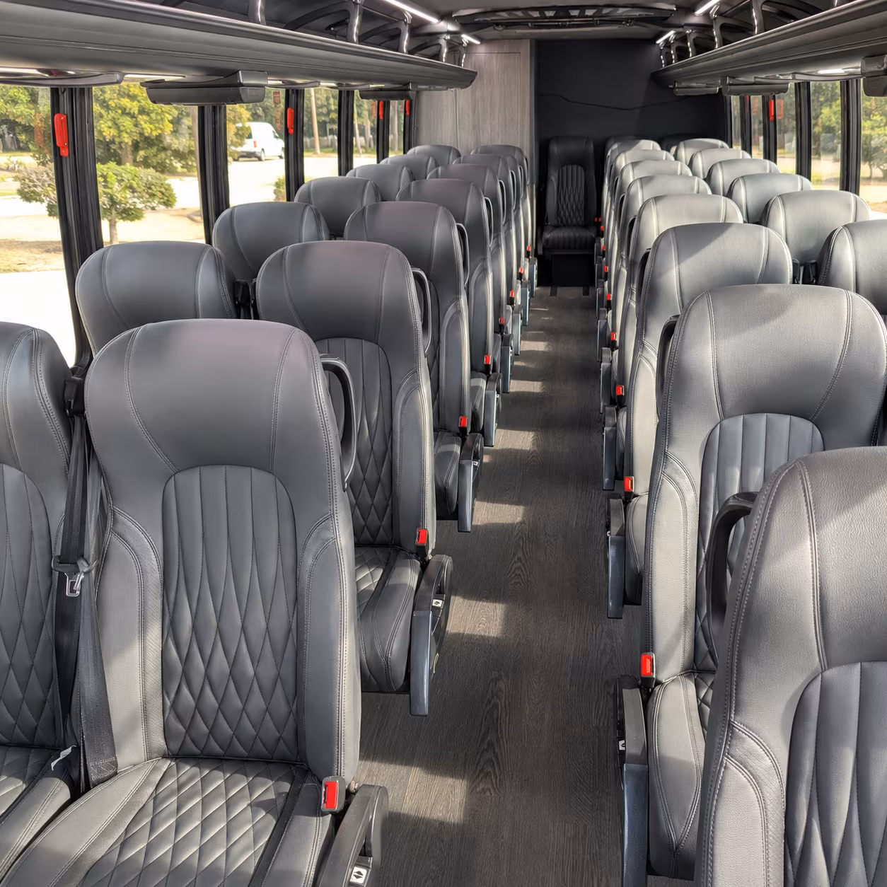 tyler 25 passenger minibus inside