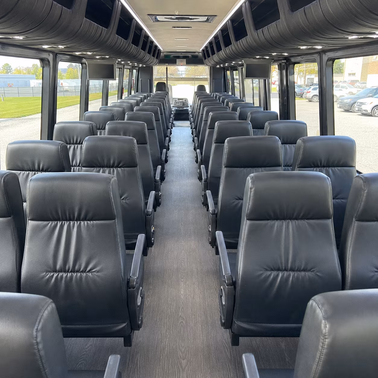 tyler 30 passenger minibus inside