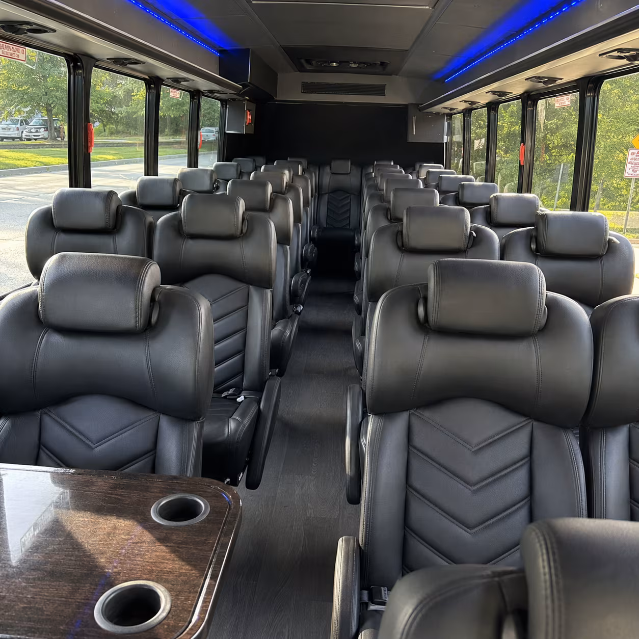 tyler 30 passenger minibus interior