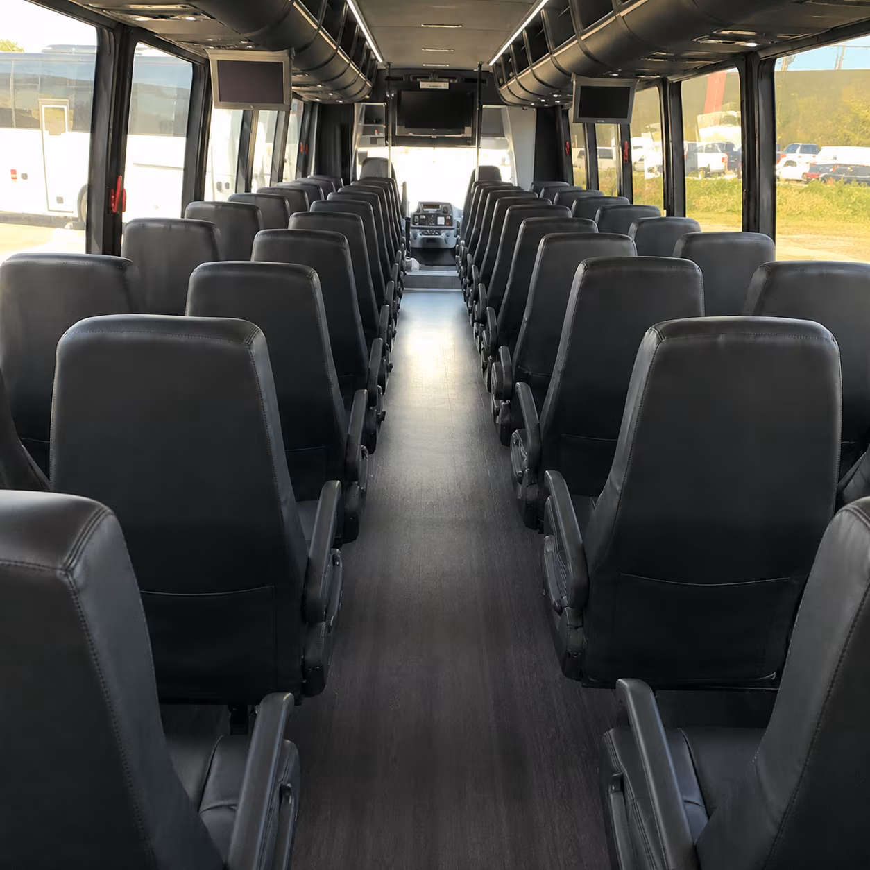 tyler 35 passenger minibus inside