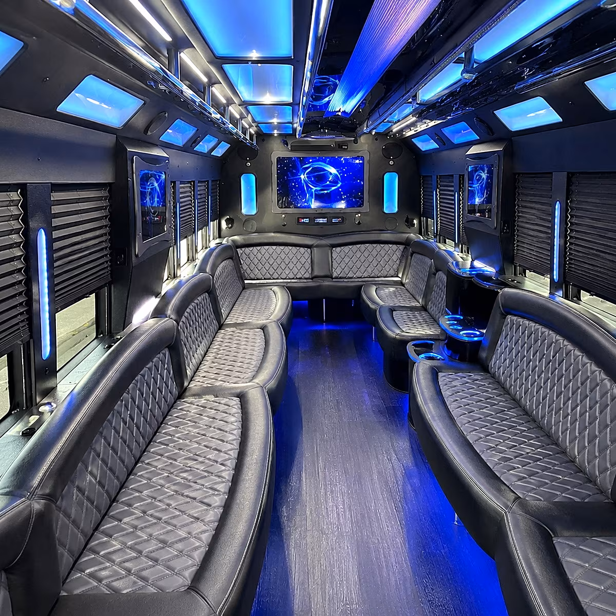 tyler party bus inside