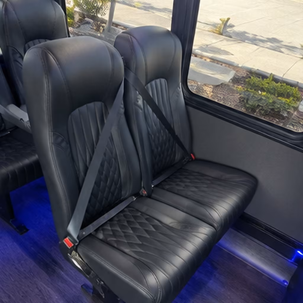 tyler private event transportation onboard seating