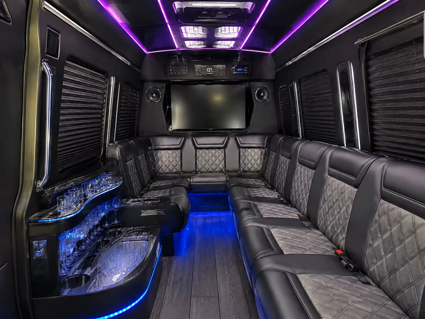 tyler sprinter limousine inside