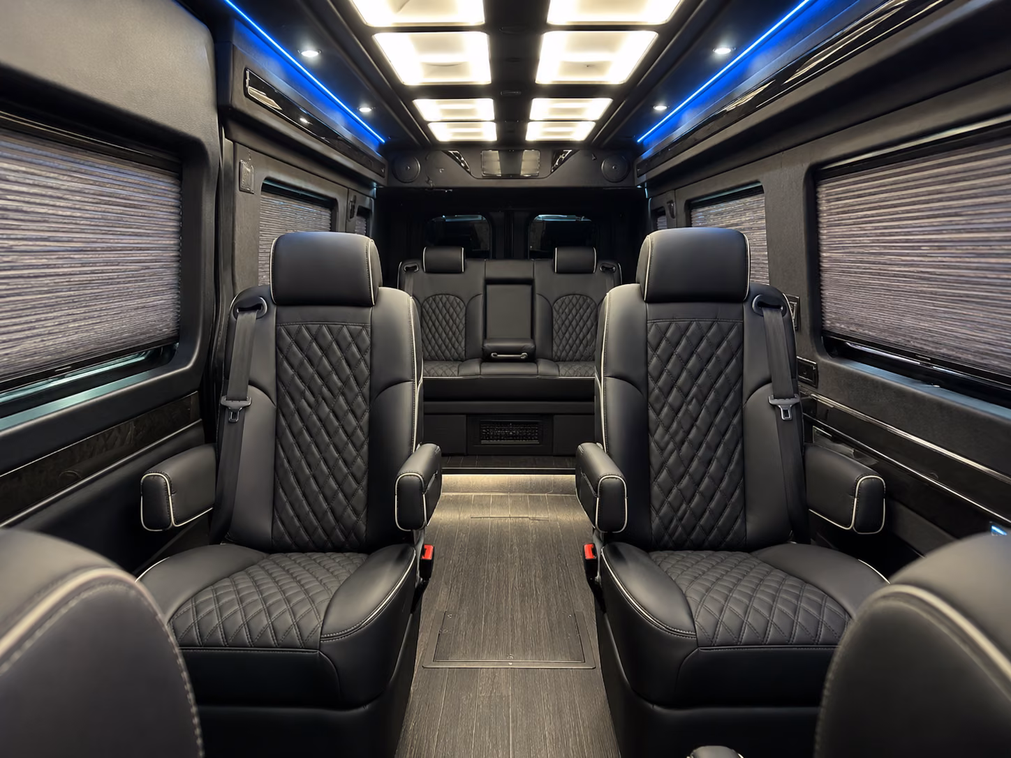 tyler sprinter van with driver inside